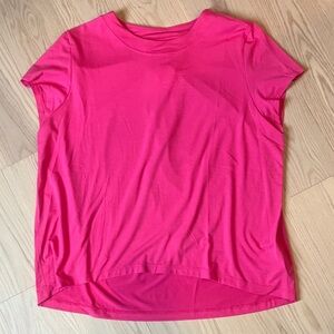 Athleta Fuchsia Short Sleeve Tee